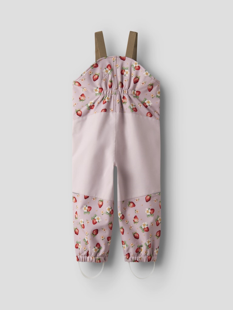 Softshell Byxa Vattentät Alfa08 Hängslen Jordgubbar Rosa