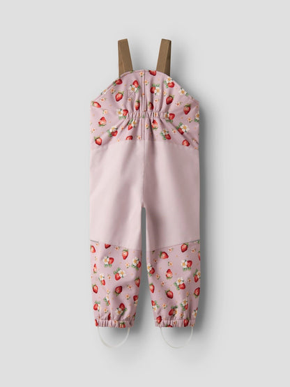 Softshell Byxa Vattentät Alfa08 Hängslen Jordgubbar Rosa