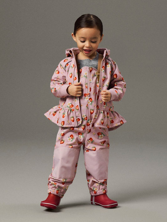 Softshell Jacka Vattentät Alfa08 Jordgubbar Rosa