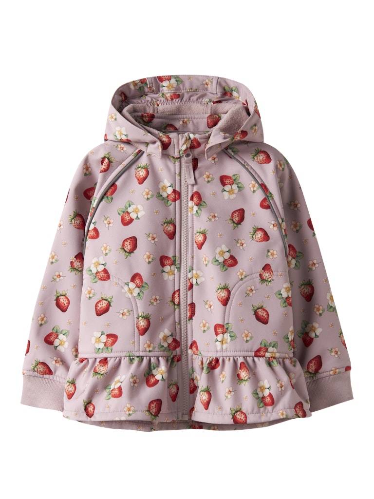 Softshell Jacka Vattentät Alfa08 Jordgubbar Rosa