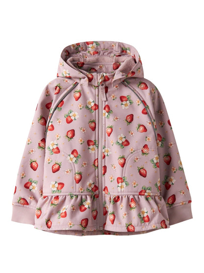 Softshell Jacka Vattentät Alfa08 Jordgubbar Rosa