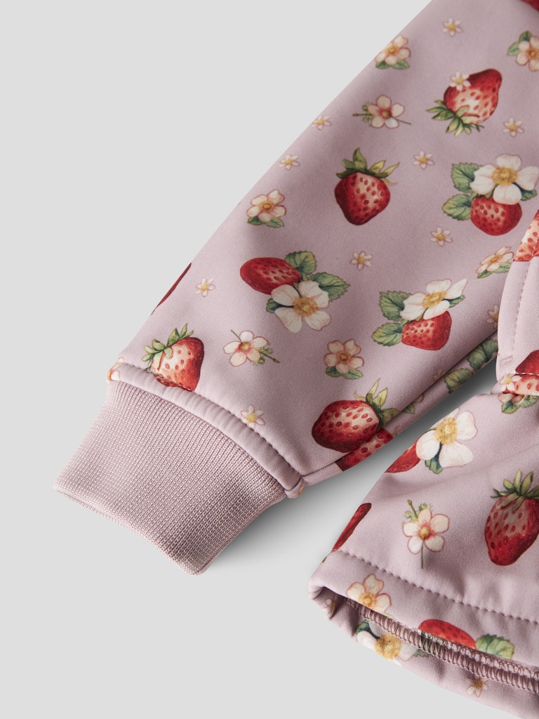 Softshell Jacka Vattentät Alfa08 Jordgubbar Rosa