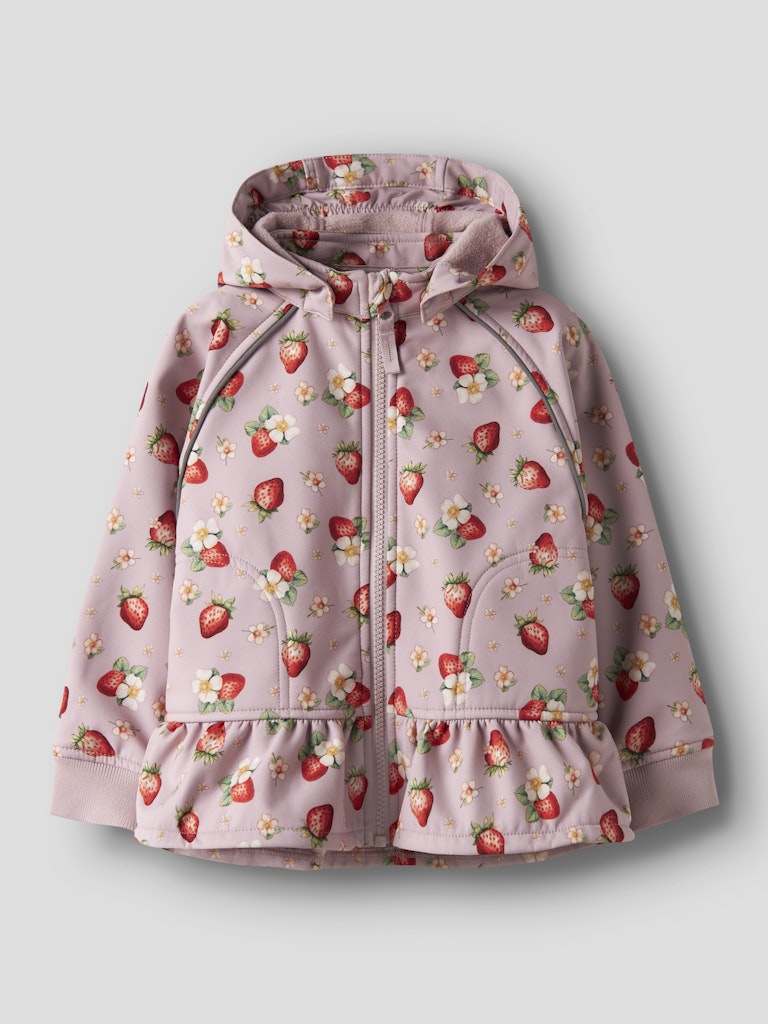 Softshell Jacka Vattentät Alfa08 Jordgubbar Rosa