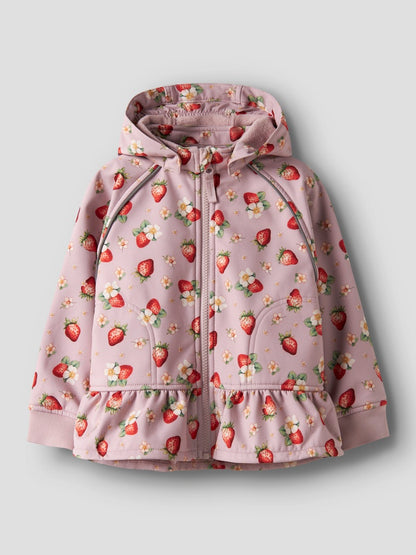 Softshell Jacka Vattentät Alfa08 Jordgubbar Rosa