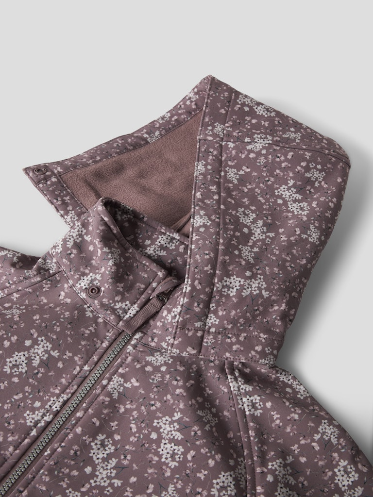 Softshell Jacka K Vattentät Alfa08 Mönstrad Lila