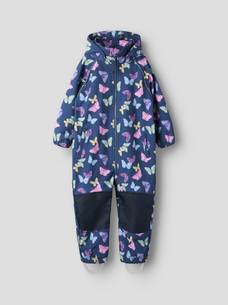 Softshell Overall Vattentät Fjärilar Alfa08 Blå