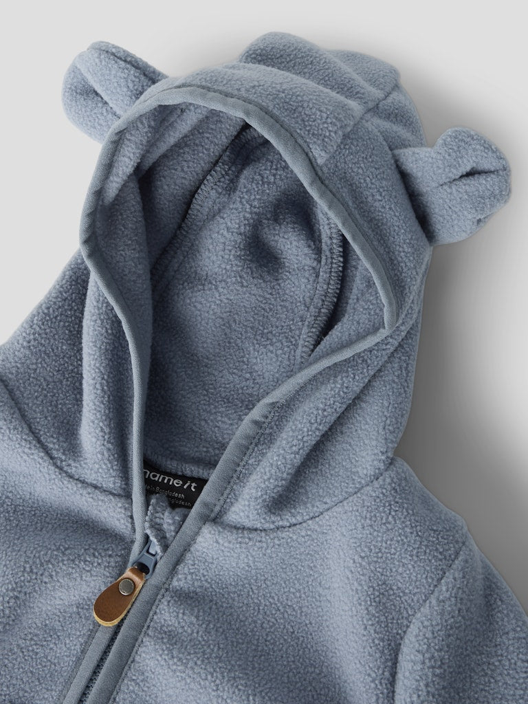 Jacka Fleece Meeko Enfärgad Blå
