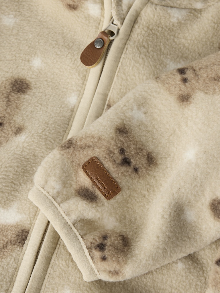 Jacka Fleece Meeko Nallar Beige
