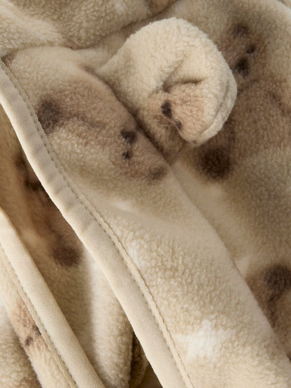 Jacka Fleece Meeko Nallar Beige