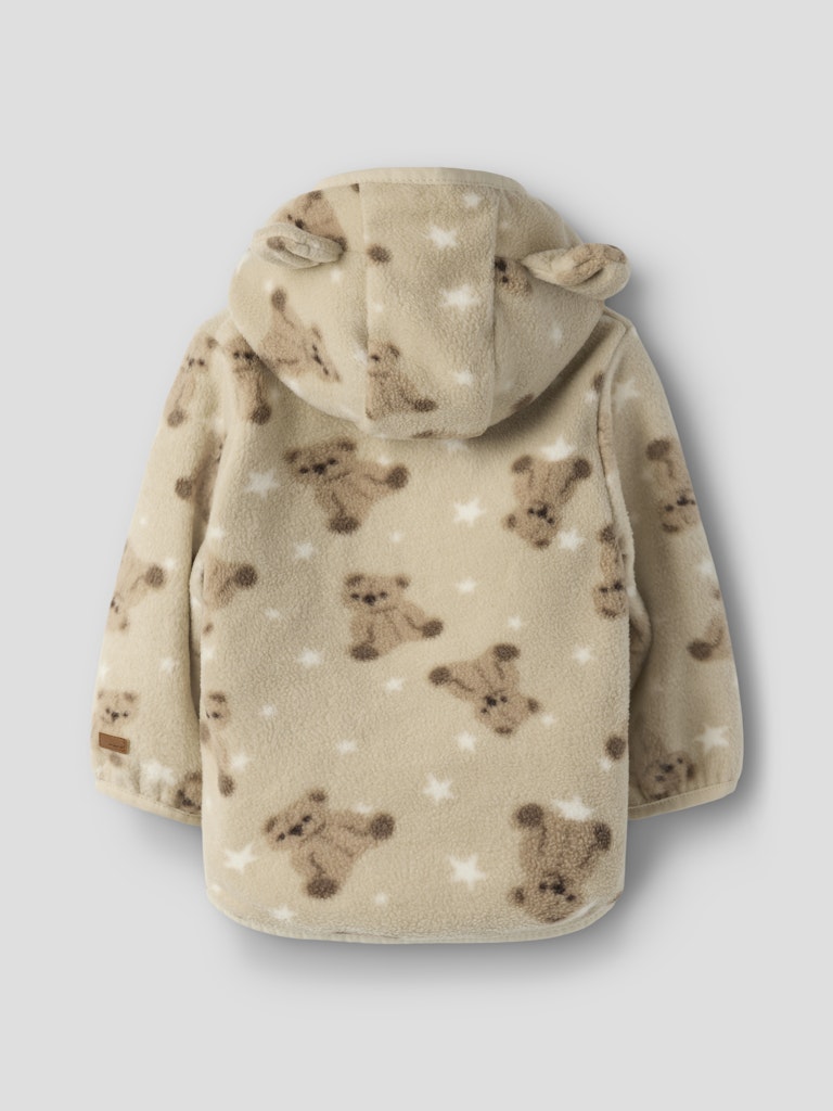 Jacka Fleece Meeko Nallar Beige