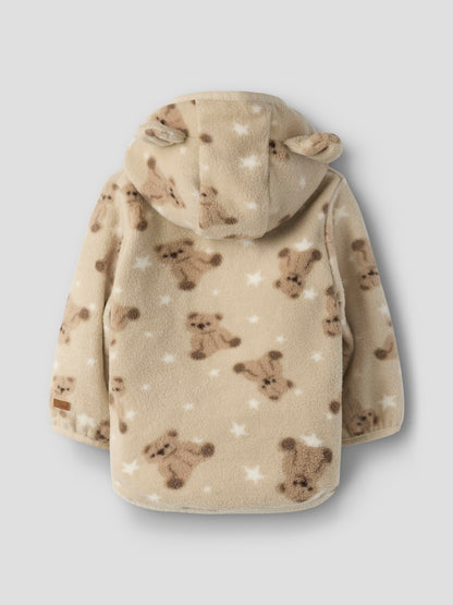Jacka Fleece Meeko Nallar Beige