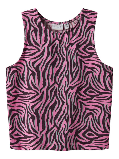 Topp Britta Mönstrad Rosa / Svart