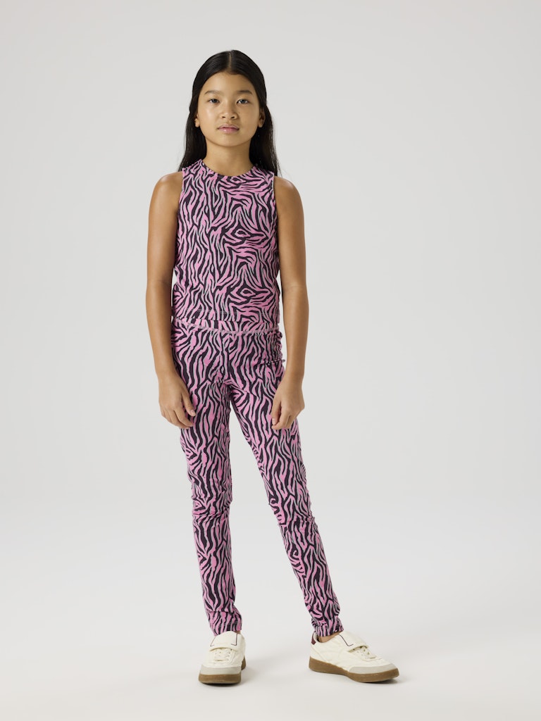 Leggings Britta Mönstrade Rosa / Svart