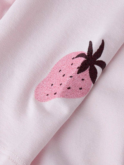 Leggings Bilona Jordgubbe Rosa