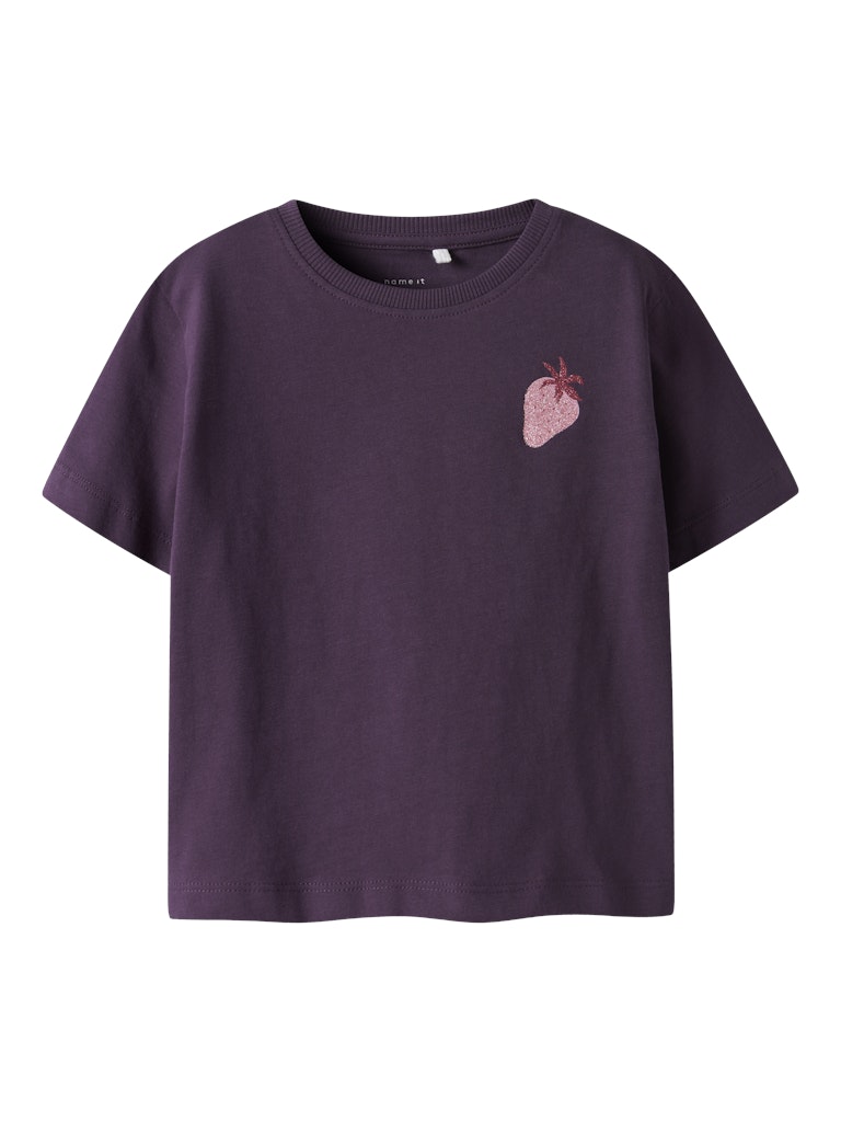T-shirt Kortärmad Jordgubbe Belina Lila