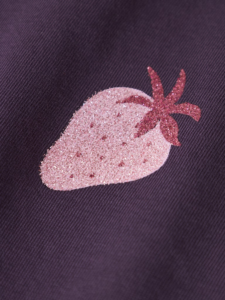 T-shirt Kortärmad Jordgubbe Belina Lila