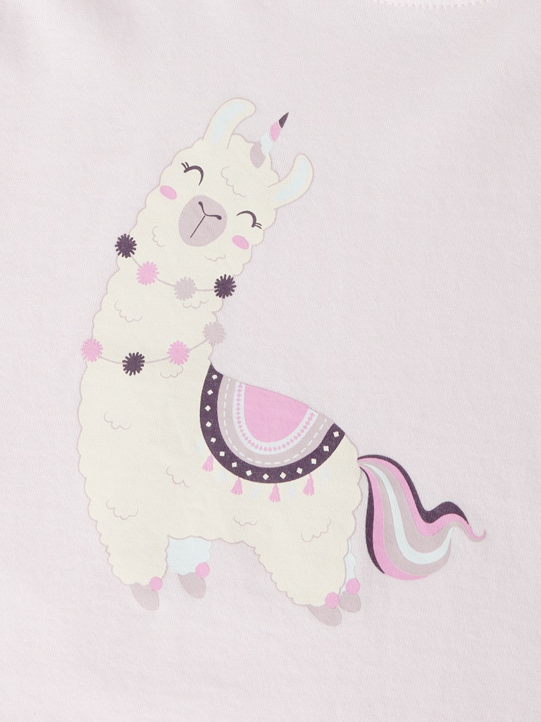 T-shirt Kortärmad Enhörning Belina Rosa