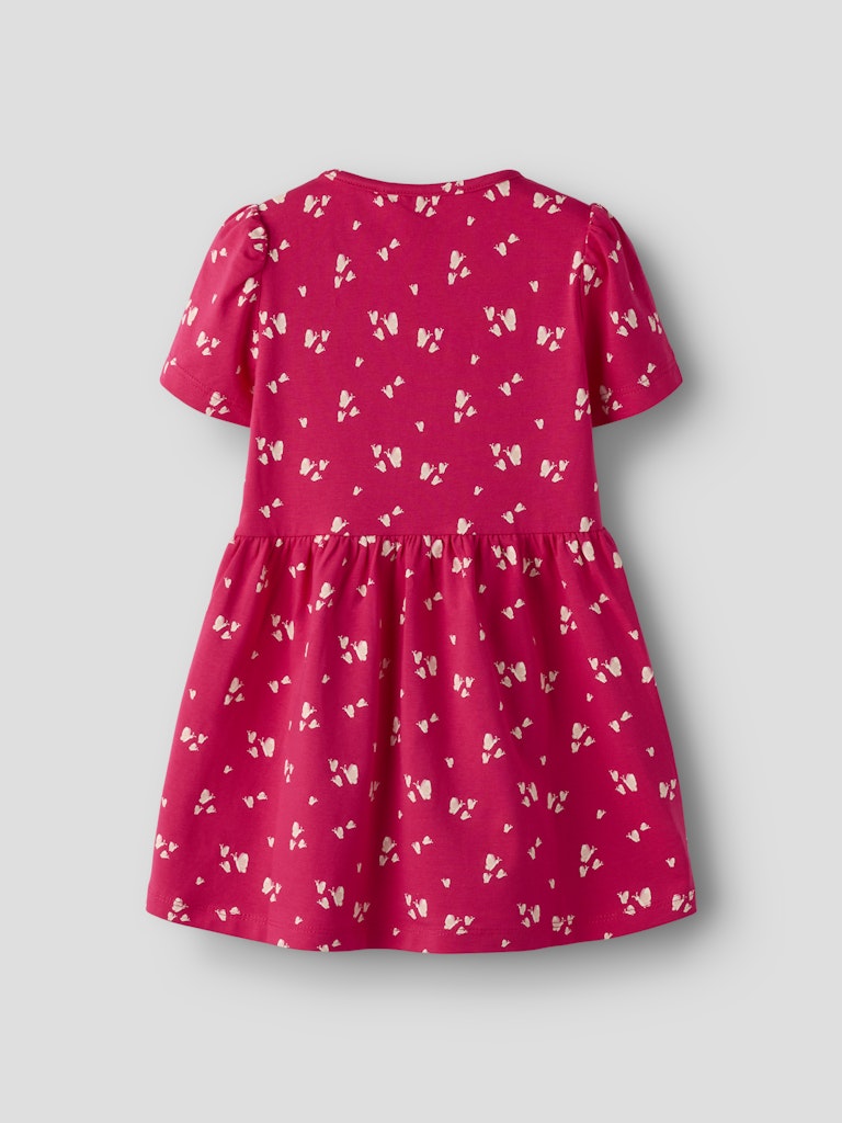 Klänning Kortärmad Filla Fjärilar Rosa