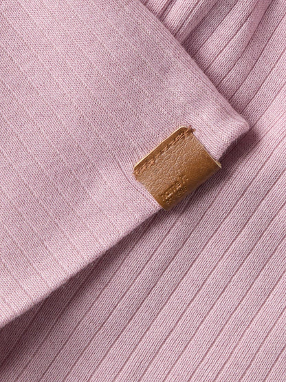 Mössa Mex M Ribbad Enfärgad Rosa