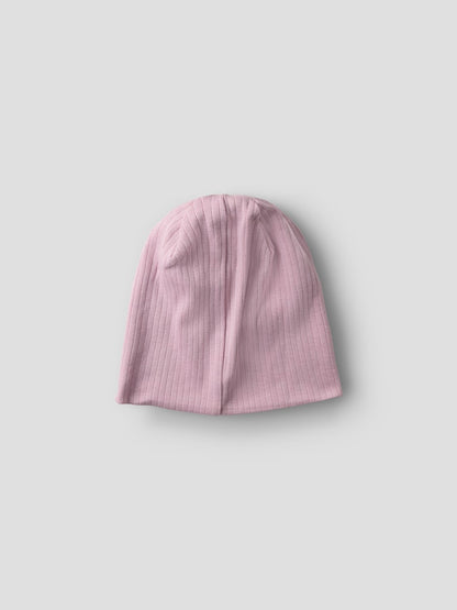 Mössa Mex M Ribbad Enfärgad Rosa