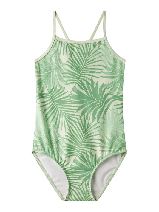 Baddräkt Zizla K Mönstrad Grön