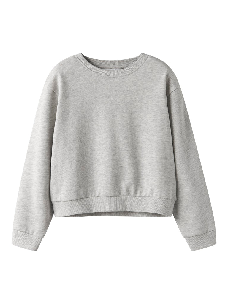 Sweattröja Mille Enfärgad Grå