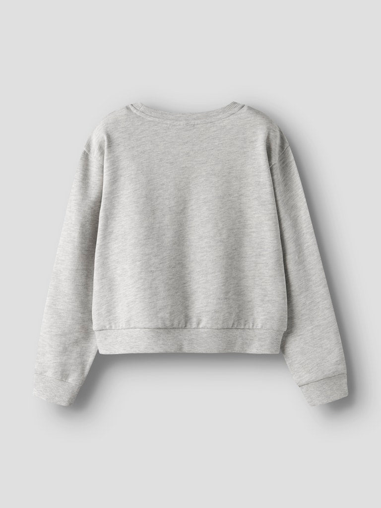 Sweattröja Mille Enfärgad Grå
