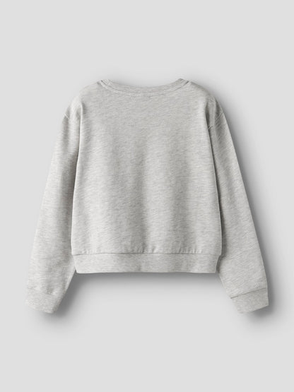 Sweattröja Mille Enfärgad Grå