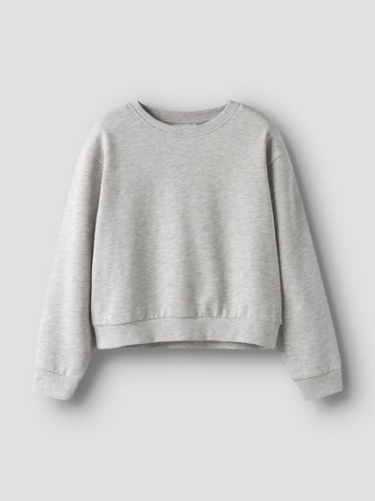 Sweattröja Mille Enfärgad Grå