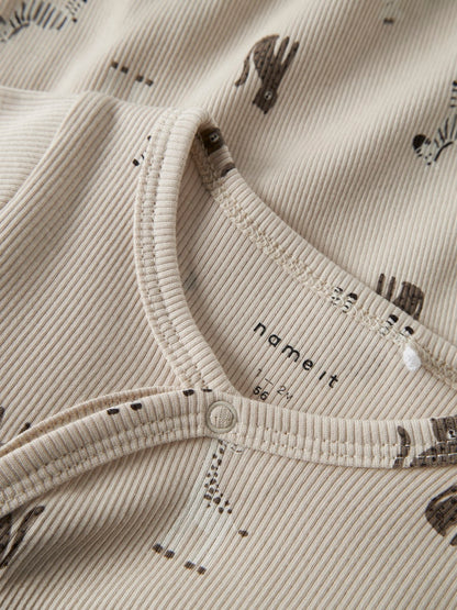 Byxdress Ribbad Safaridjur Tolla Beige