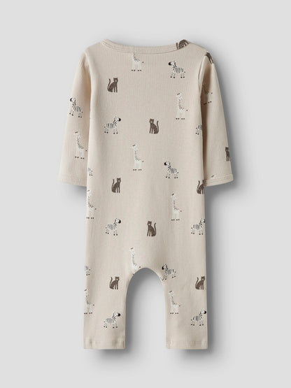 Byxdress Ribbad Safaridjur Tolla Beige