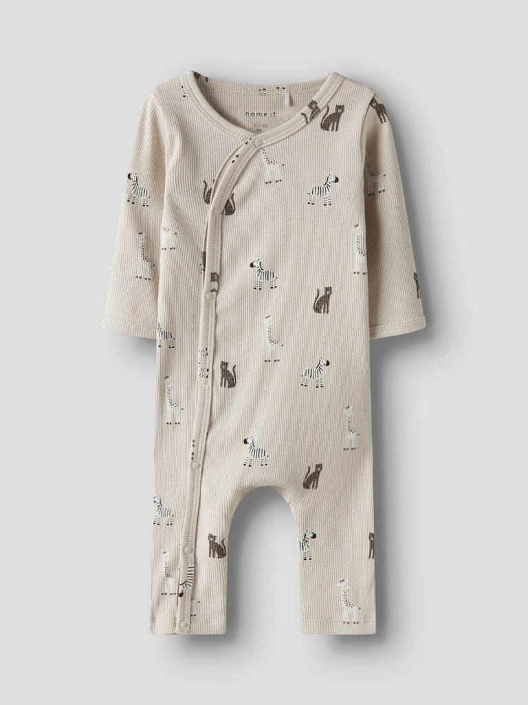 Byxdress Ribbad Safaridjur Tolla Beige