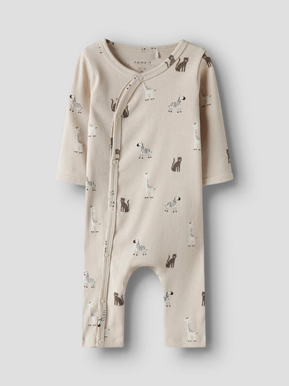 Byxdress Ribbad Safaridjur Tolla Beige