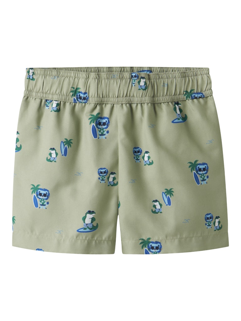 Badshorts Zaka M Mönstrade Grön
