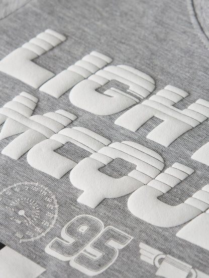 Topp Långärmad Blixten McQueen Draco Grå