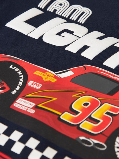 Topp Långärmad Blixten McQueen Draco Blå