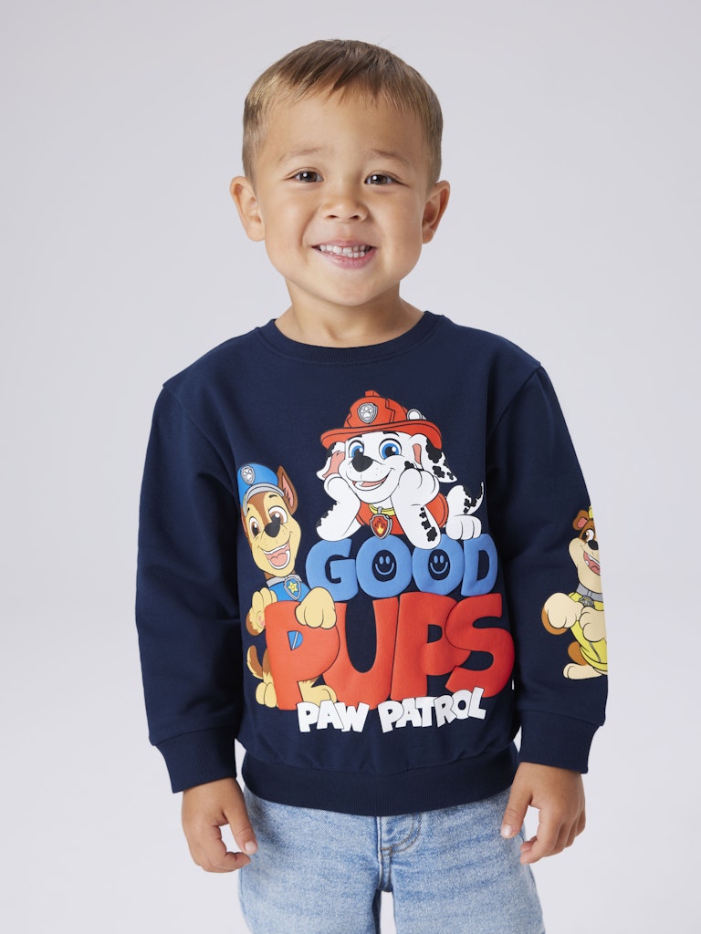 Sweattröja Paw Patrol Jeep Blå