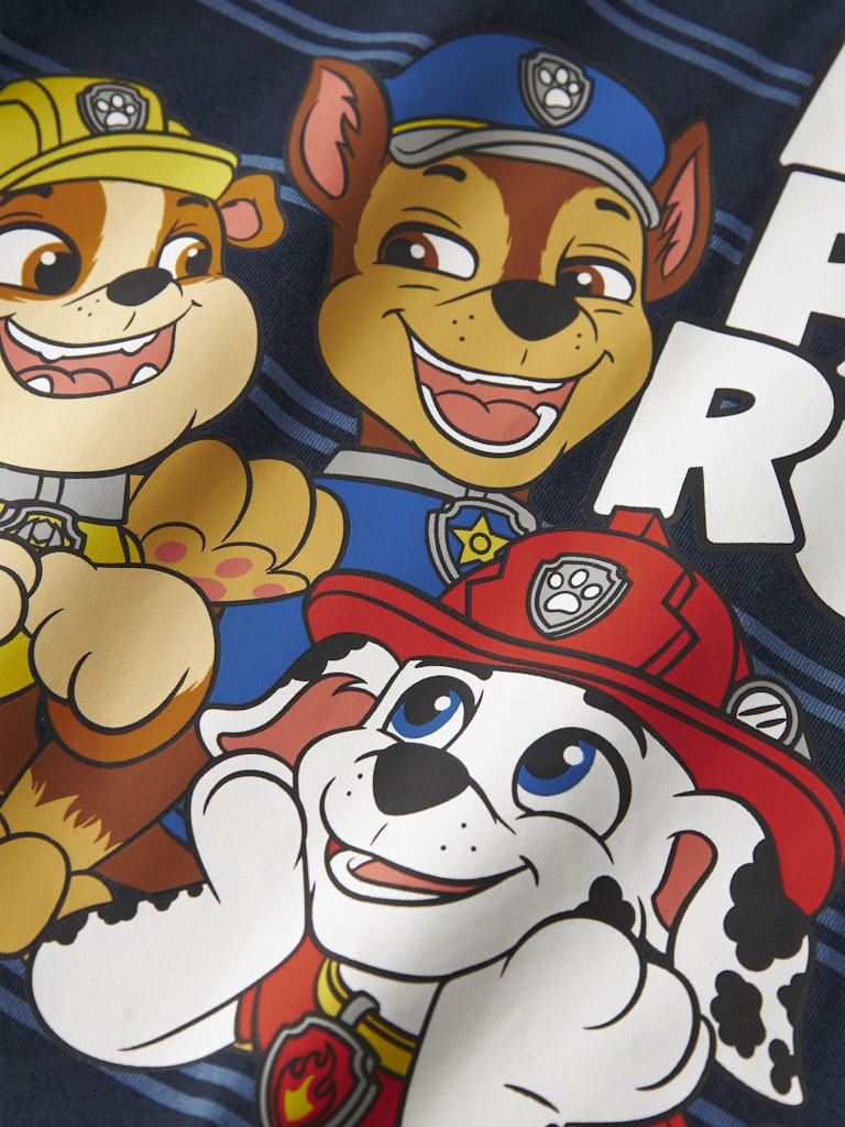 Topp Långärmad Paw Patrol Randig Joshue Marinblå