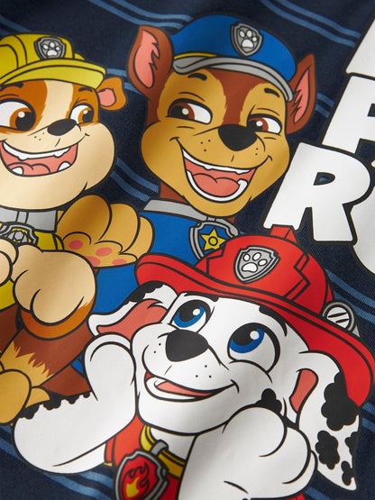 Topp Långärmad Paw Patrol Randig Joshue Marinblå