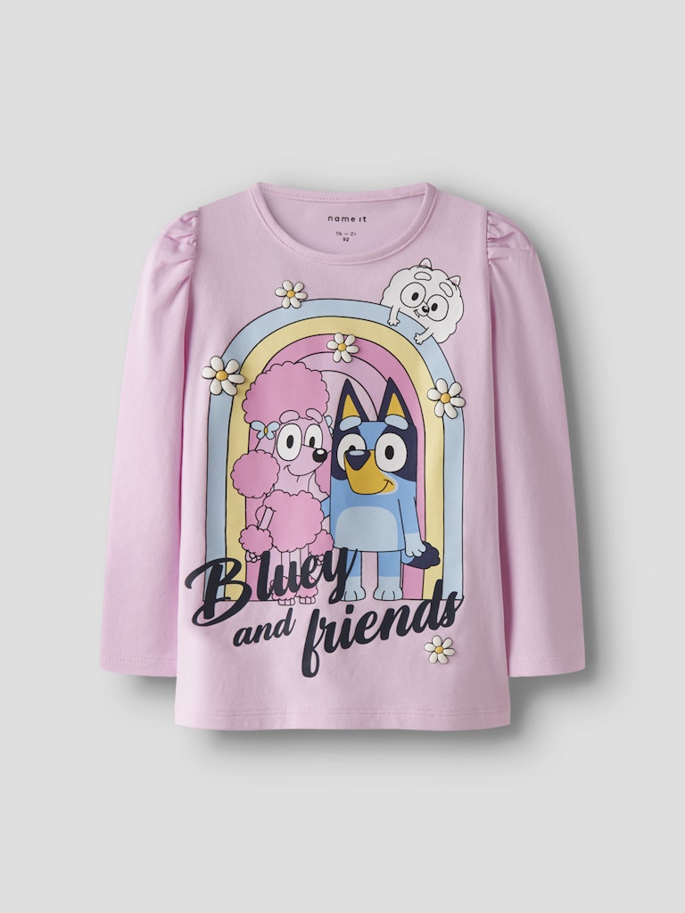 Långärmad Topp Bluey Jessie Rosa