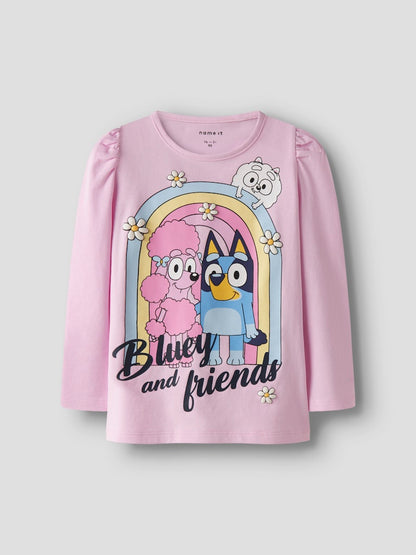 Långärmad Topp Bluey Jessie Rosa