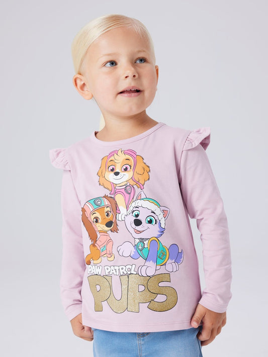 Långärmad Topp Paw Patrol Everest Skye Liberty Jaba  Lila