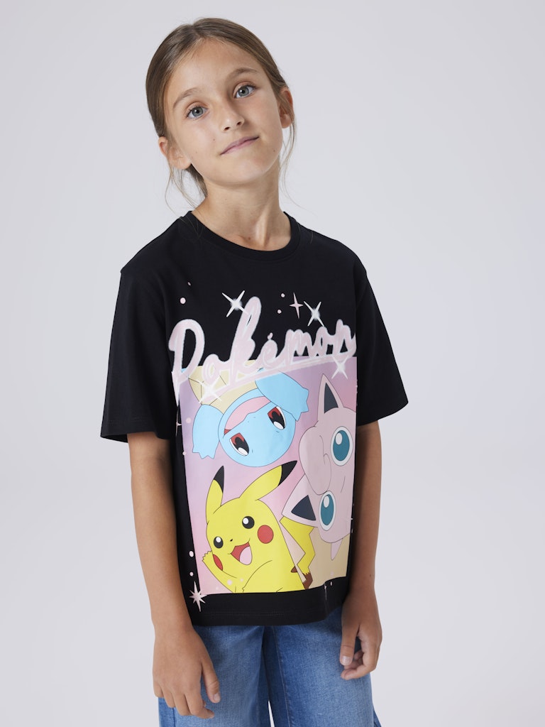 Topp Pokémon Kortärmad Jydi Svart