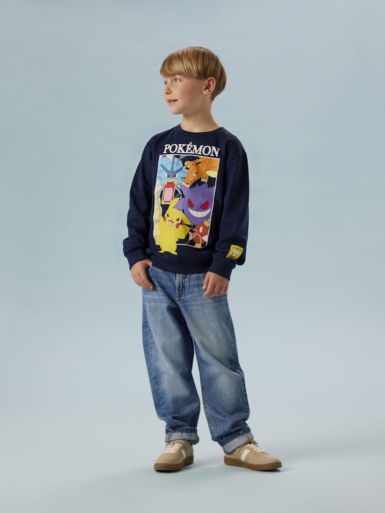 Sweattröja Pokémon Jobi Blå