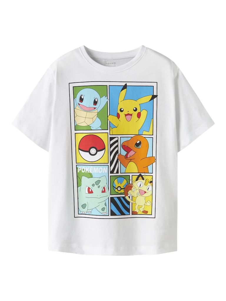 T-shirt Kortärmad Pokémon Dams Vit