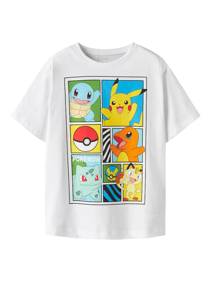 T-shirt Kortärmad Pokémon Dams Vit