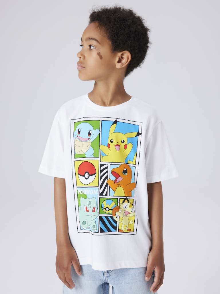 T-shirt Kortärmad Pokémon Dams Vit