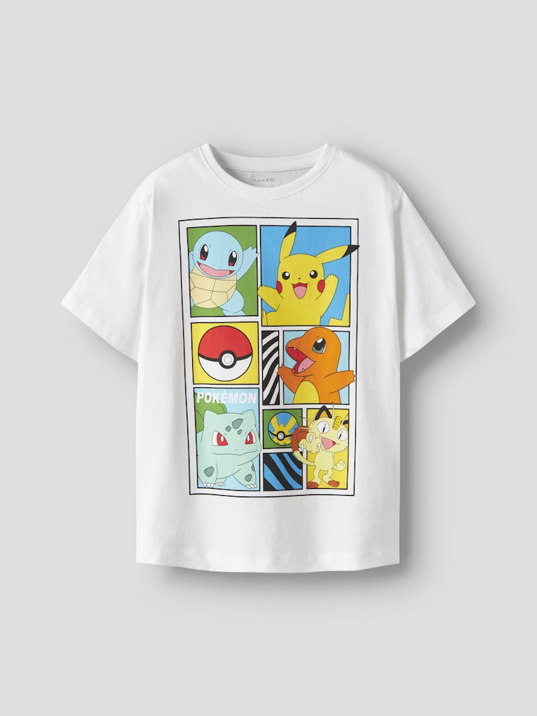 T-shirt Kortärmad Pokémon Dams Vit