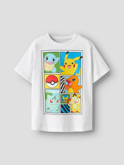 T-shirt Kortärmad Pokémon Dams Vit