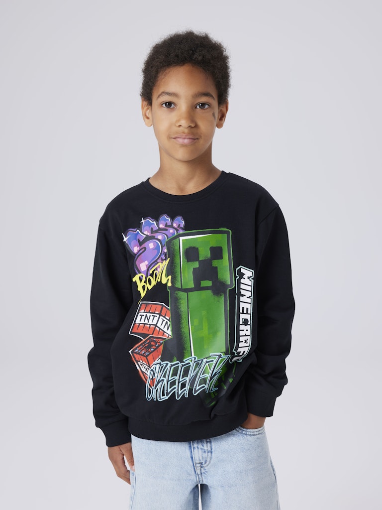 Sweattröja Minecraft Dai Svart